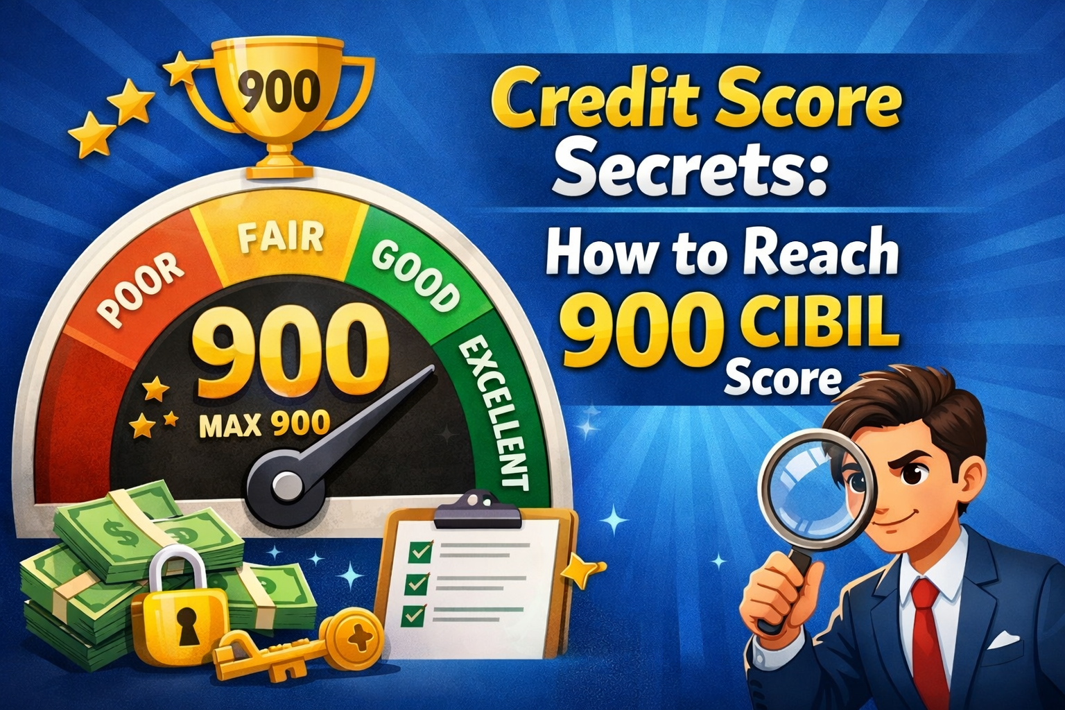 Credit Score Secrets: How to Reach 900 CIBIL Score 