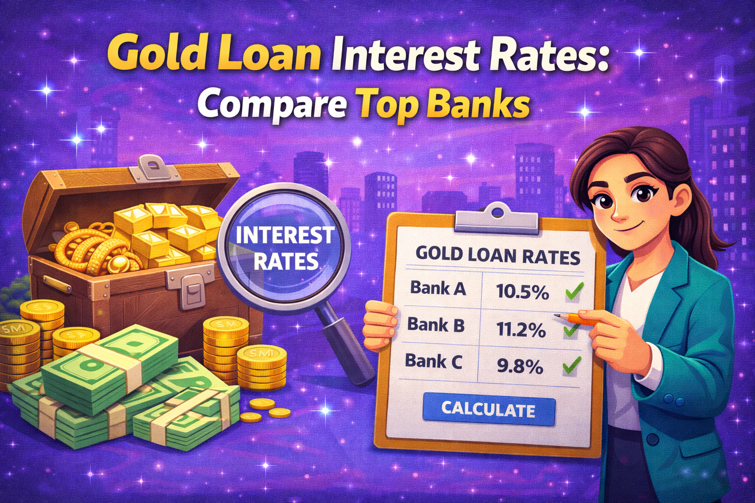 Gold Loan Interest Rates: Compare Top Banks 