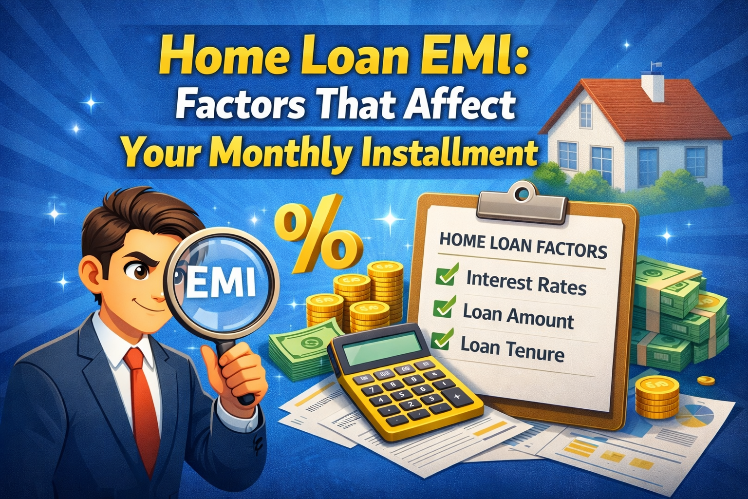 Home Loan EMI: Factors That Affect Your Monthly Installment 