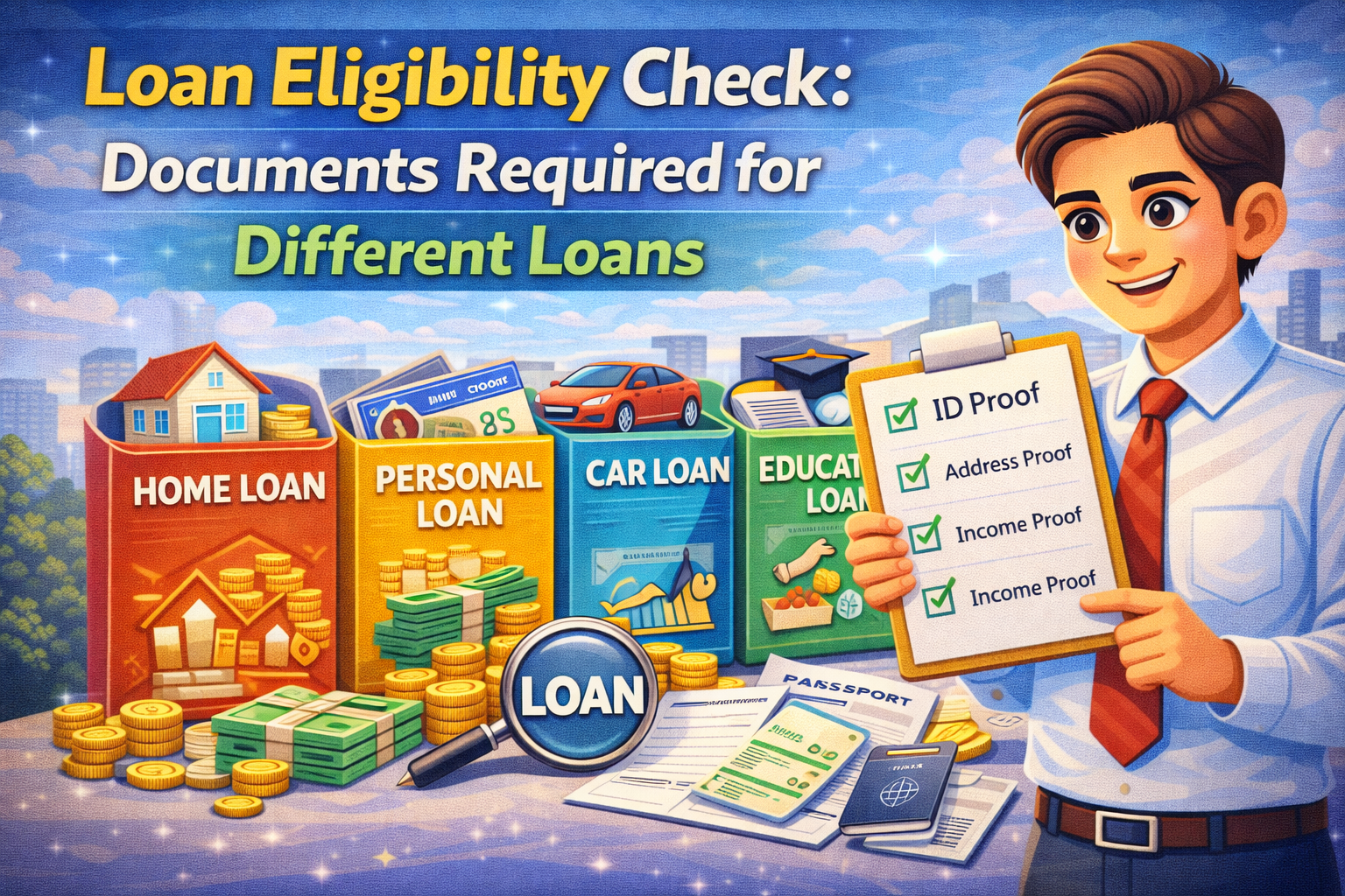 Loan Eligibility Check: Documents Required for Different Loans 